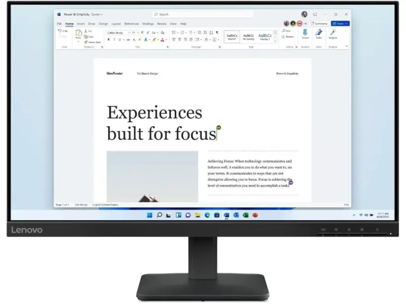 Lenovo 68C2KAC1EU 23.8" L24-4e, FHD (1920 x1080) IPS LED