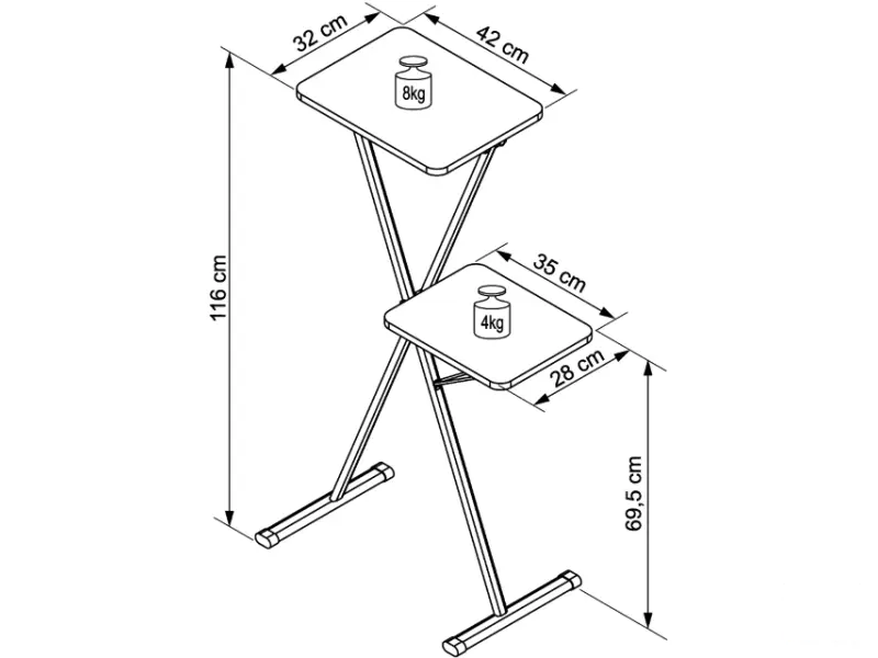 VEGA AVX 12 B stalak za projektor 