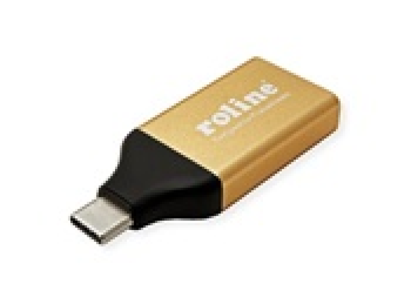 Rotronic 12.03.3232 ROLINE GOLD USB Type C - DisplayPort Adapter, 4096 x 2560 @60Hz (4K) v1.2, M/F