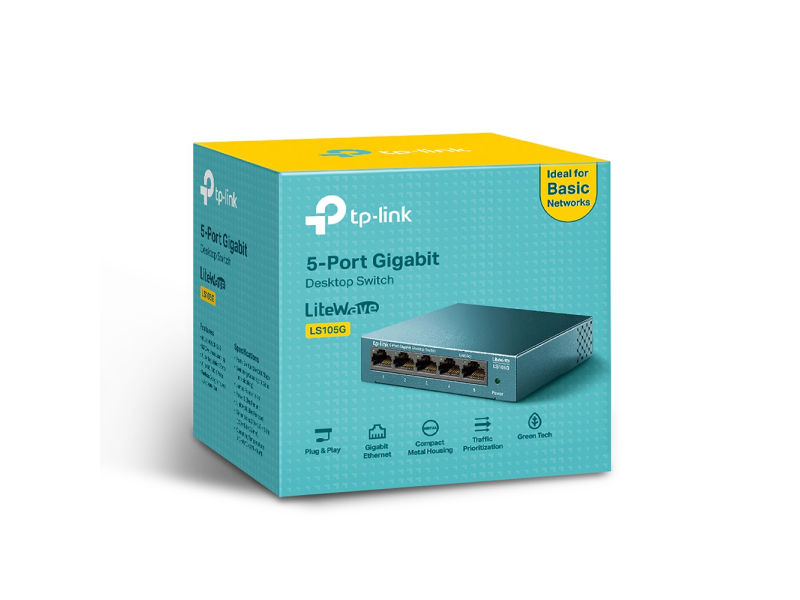 TP-LINK LS105G 5-port Gigabit 10/100/1000Mb/s