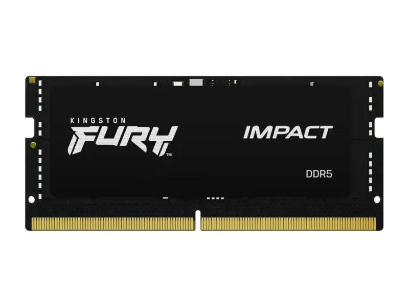 KINGSTON SODIMM FURY IMPACT 16GB 5600MT/s DDR5 Black, CL40, 262-Pin, Notebook