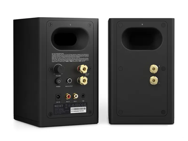 NZXT Gaming Speakers 3 inča Black V2 zvučnici crni (AP-SPKB2-EU) 