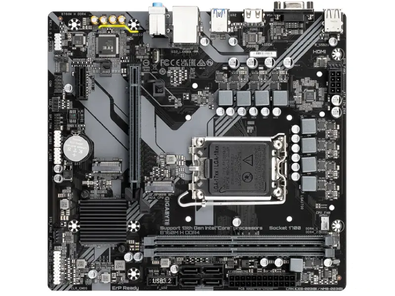 GIGABYTE B760M H DDR4 rev. 1.x 