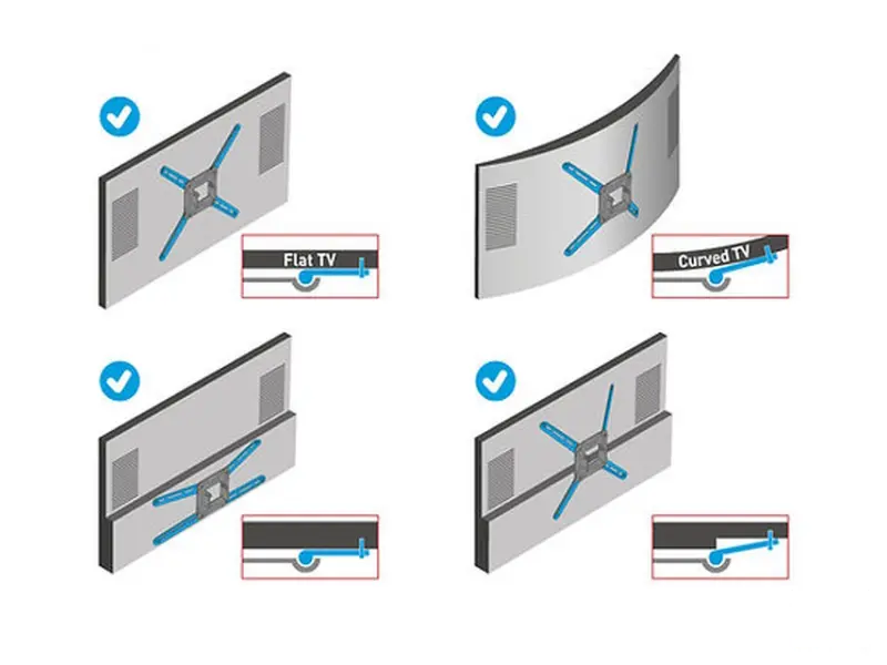 BARKAN BM443XL LCD TV zglobni zidni nosač od 13 do 86 inča 