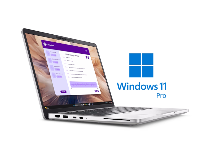 DELL Pro 13 Plus 13.3 inch FHD+ Touch 300nits Core Ultra 5 235U 16GB 512GB SSD Backlit FP SC Win11Pro 3yr ProSupport laptop