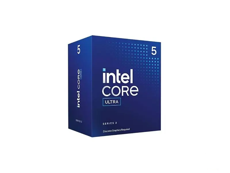 INTEL Core Ultra 5 225F(3.3 GHz Core Clock, 4.9 GHz Max),10 C/10 T,20 MB cache,LGA 1851,No Graphics