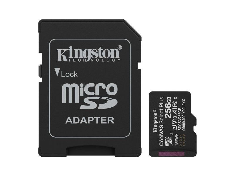 Kingston SDCS3/256GB 256GB MicroSDHC Class10 Up to 150MB/s