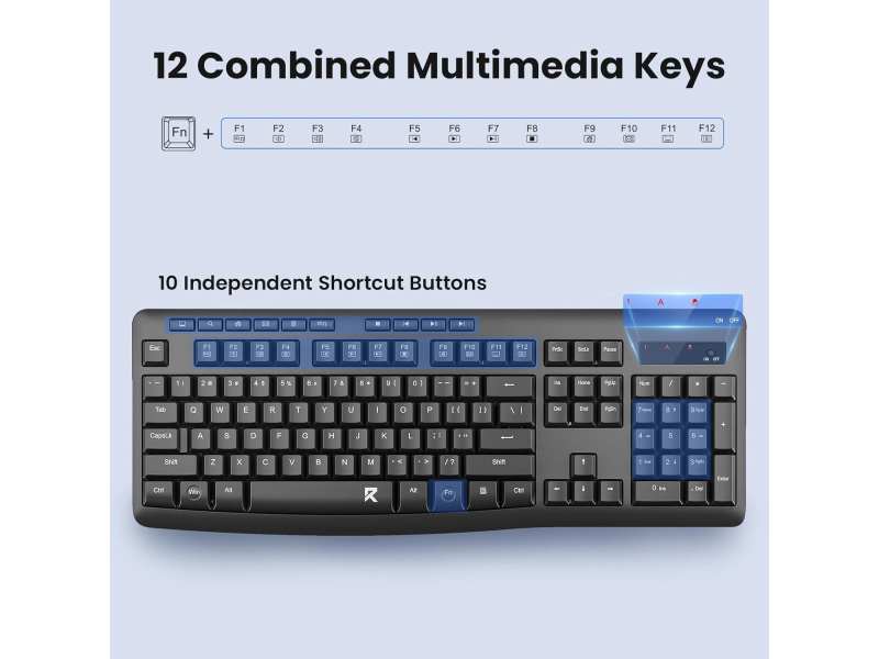Redragon DeskSet Multimedia Essential Combo (BS-7367-A)