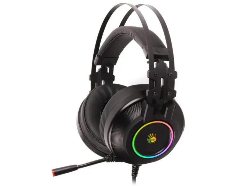 A4 TECH G528C Bloody Virtual 7.1 RGB Gaming crne slušalice 