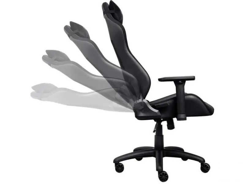 TRUST GXT 714 RUYA Comfortable Gaming Chair, Gas lift class 4, Max. weight 150 kg, Black