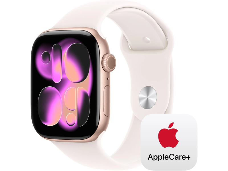 APPLE Watch S11 GPS 42mm Silver Aluminium Case with Purple Fog Sport Band - M/L (meu74rk/a)