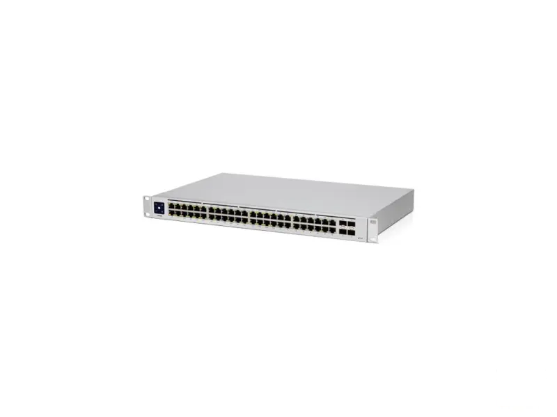 UBIQUITI USW-48-POE 48-port Layer 2 PoE switch, fanless, 48 GbE RJ45 ports(32 PoE/PoE+), 4*SFP, 195W