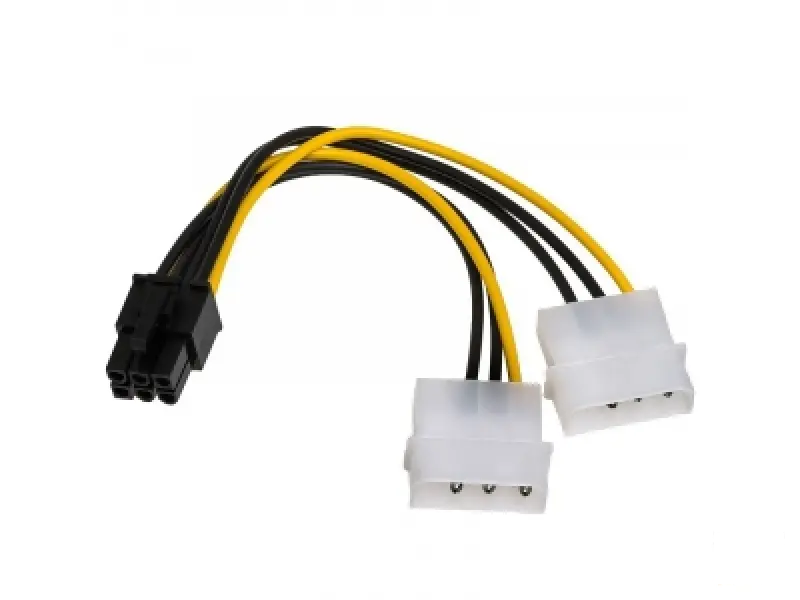 E-GREEN Adapter naponski za PCI-E VGA (6-pin)-2x