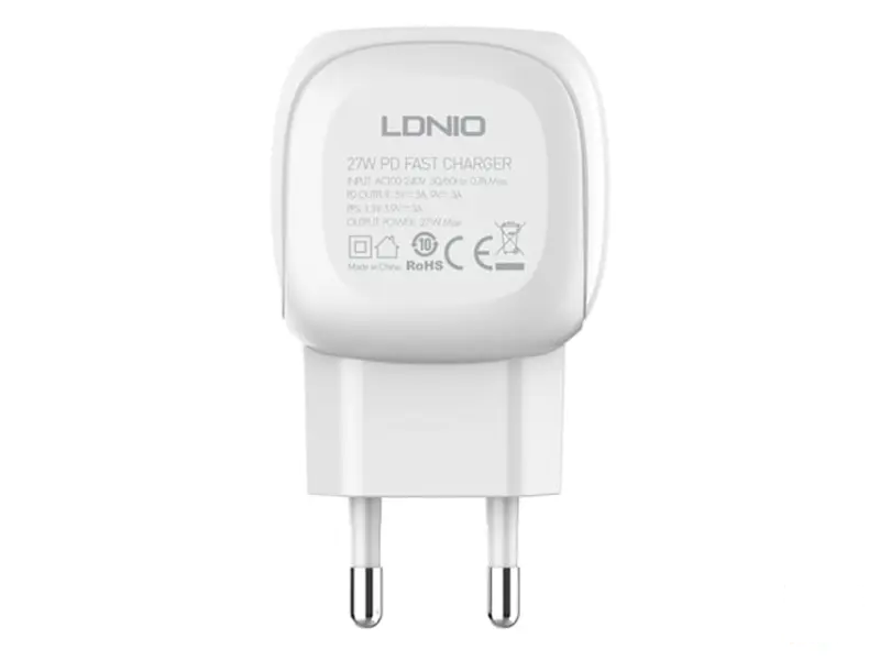 LDNIO A1206C Tip C 27W punjač beli 