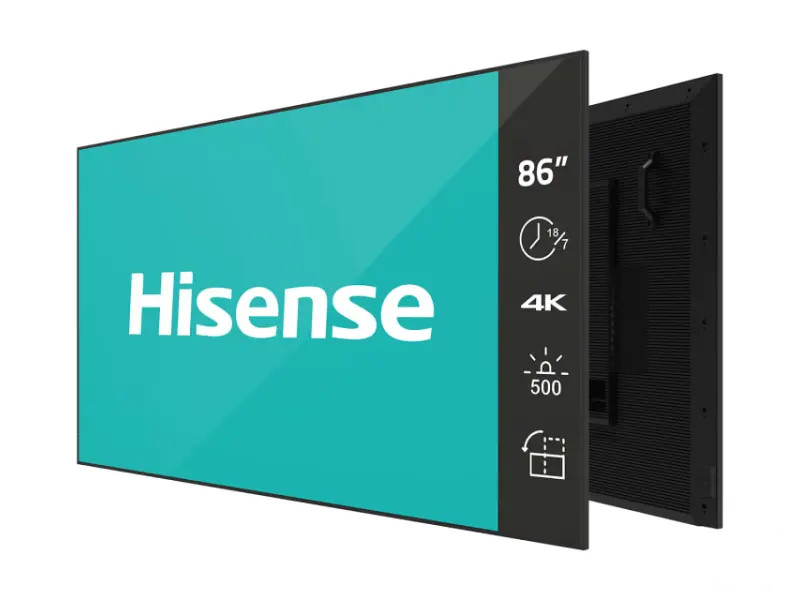 HISENSE 86 inča 86GM50D 4K UHD 500 nita Digital Signage Display - 18/7 Operation 