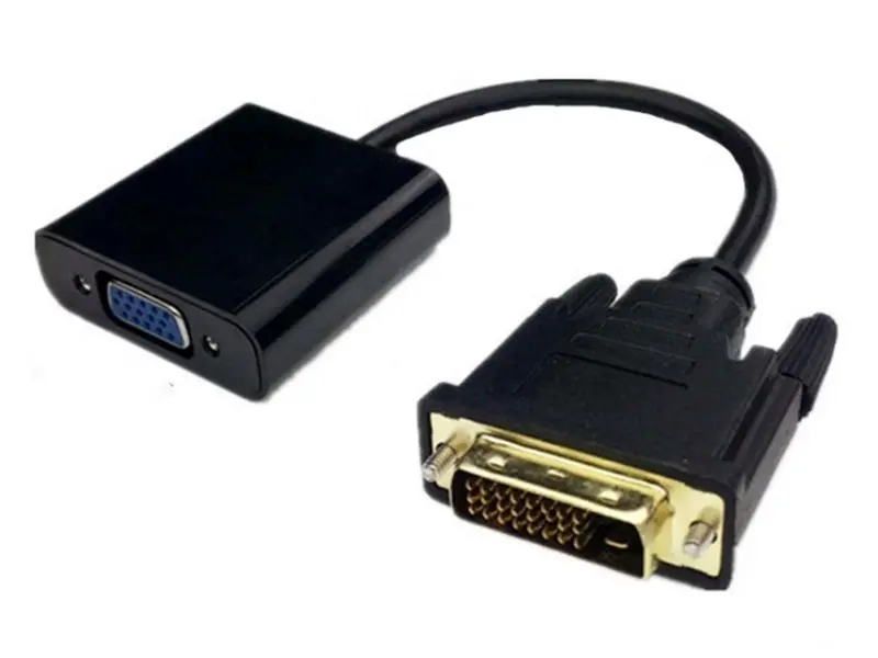 E-GREEN Adapter DVI-D (M) - VGA (F) crni 