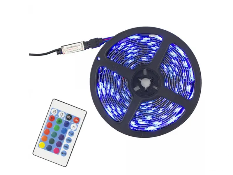 White Shark HELIOS RGB LED traka sa daljinskim 5m