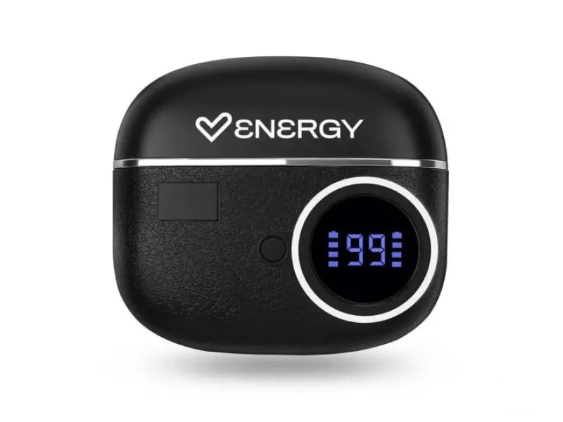 ENERGY SISTEM Black Chargeview TWS Bežične slušalice crne (M50047) 