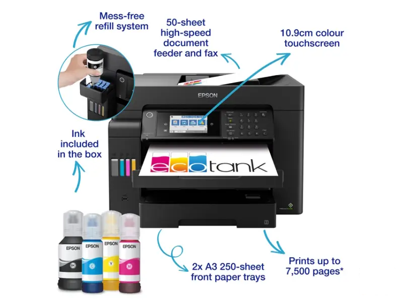 EPSON L15150 A3+ EcoTank ITS (4 boje) multifunkcijski inkjet štampač 