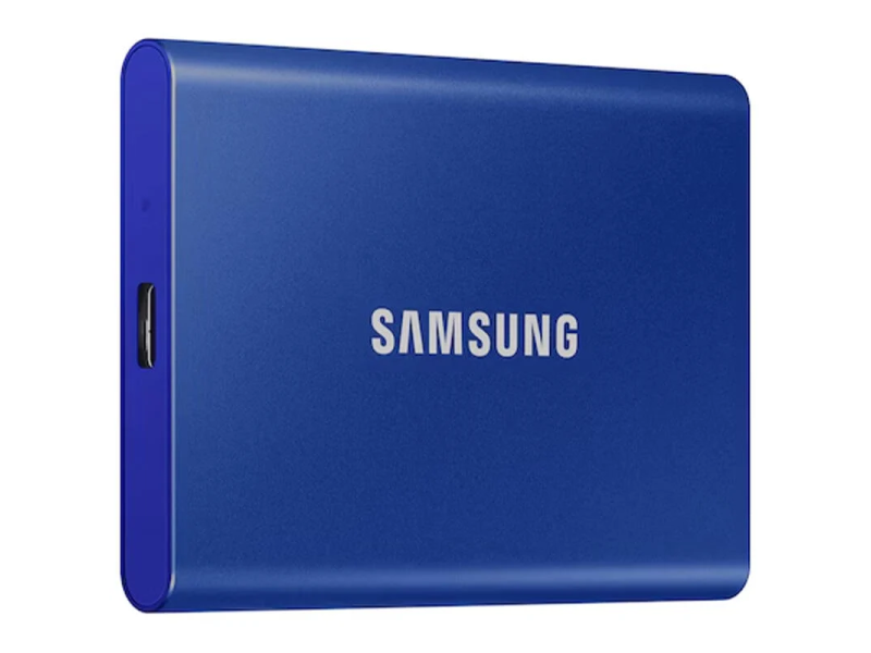 Samsung MU-PC1T0H/WW 1TB External Portable SSD T7 (Indigo Blue)