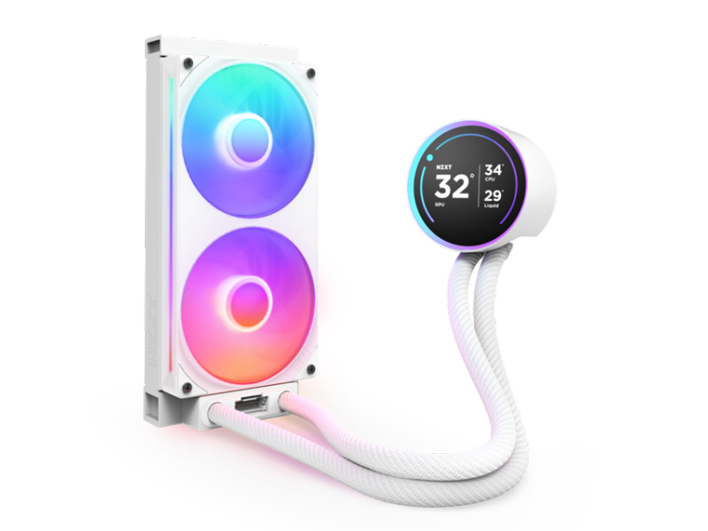 NZXT Kraken Elite 240 RGB V2 vodeno hlađenje belo (RL-KR24E-W2)