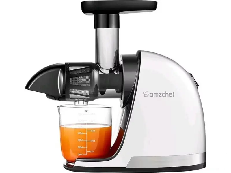 AMZCHEF Slow Juicer 1501-WT White