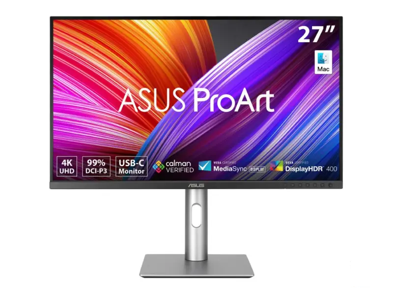 ASUS ProArt PA279CRV Professional Monitor, 27", IPS 4K UHD 3840 x 2160, USB-C/DP/HDMI*2/USB HUB, HAS