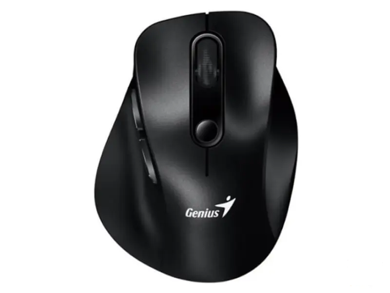 GENIUS Ergo 9000S Black USB Bežični crni miš 