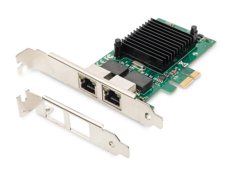 Digitus Mrezna kartica 2-port Gigabit, LP bracket, PCI Express