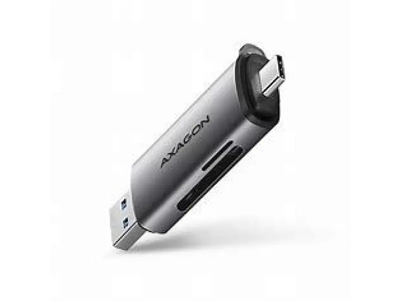 AXAGON CRE-SAC External USB 3.2 Gen1 Type-C+Type-A 2-slot SD/microSD