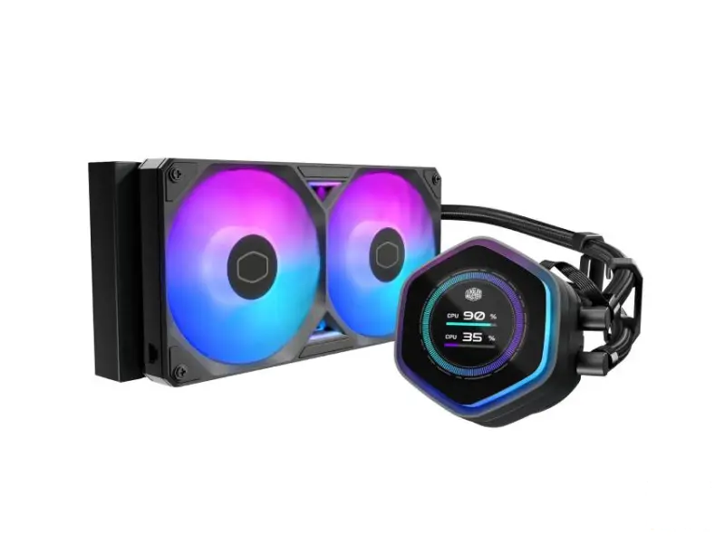 COOLER MASTER MasterLiquid ML 240 Atmos II LCD ARGB vodeno hlađenje crno (MLX-D24M-A25SZ-L1) 