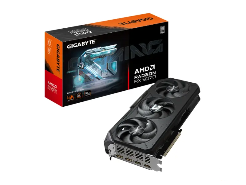 GIGABYTE AMD Radeon RX 9070 GAMING OC 16GB GV-R9070GAMING OC-16GD rev. 1.0 