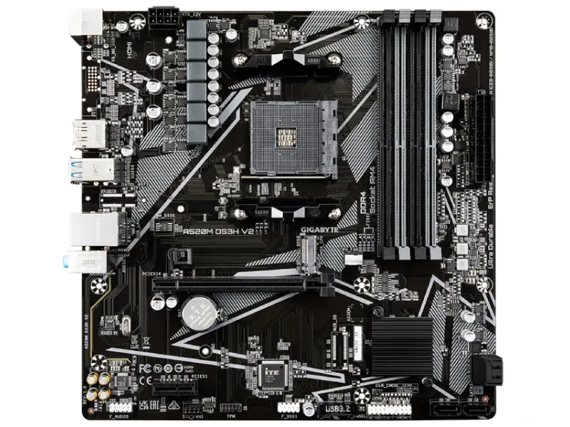 GIGABYTE A520M DS3H V2 rev. 1.x 