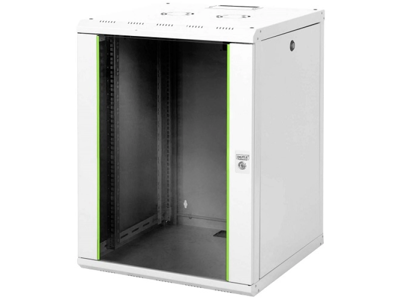 Digitus 16U network rack, wall,19" Unique 820x600x600 mm, sivi