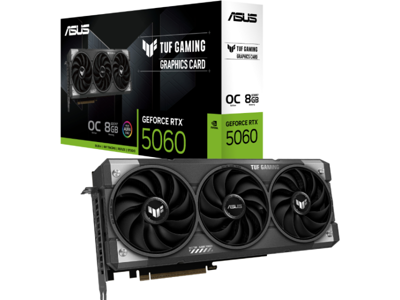 ASUS nVidia GeForce RTX 5060 8GB TUF-RTX5060-O8G-GAMING