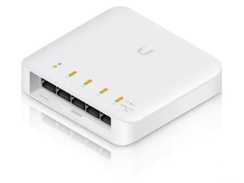 UBIQUITI (USW-Flex) UniFi 5-Port Layer 2 Gigabit Switch with PoE Support 