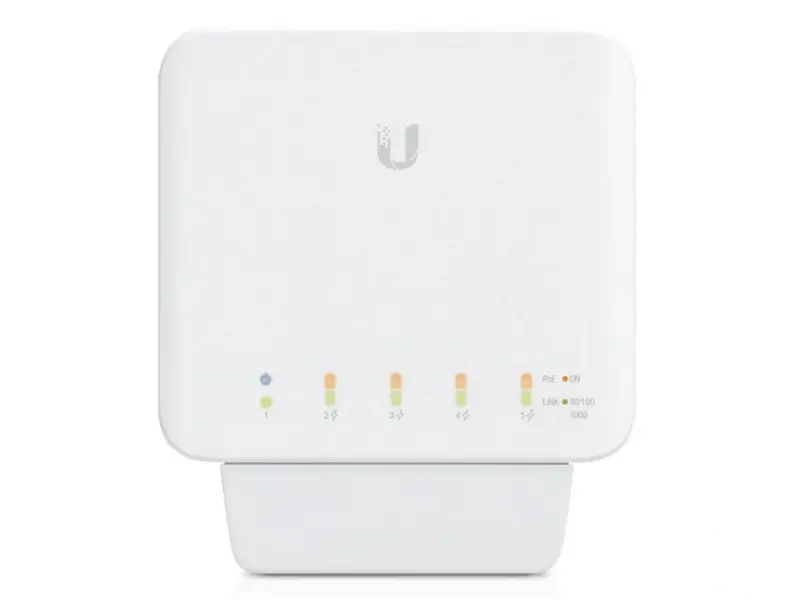UBIQUITI (USW-Flex) UniFi 5-Port Layer 2 Gigabit Switch with PoE Support 