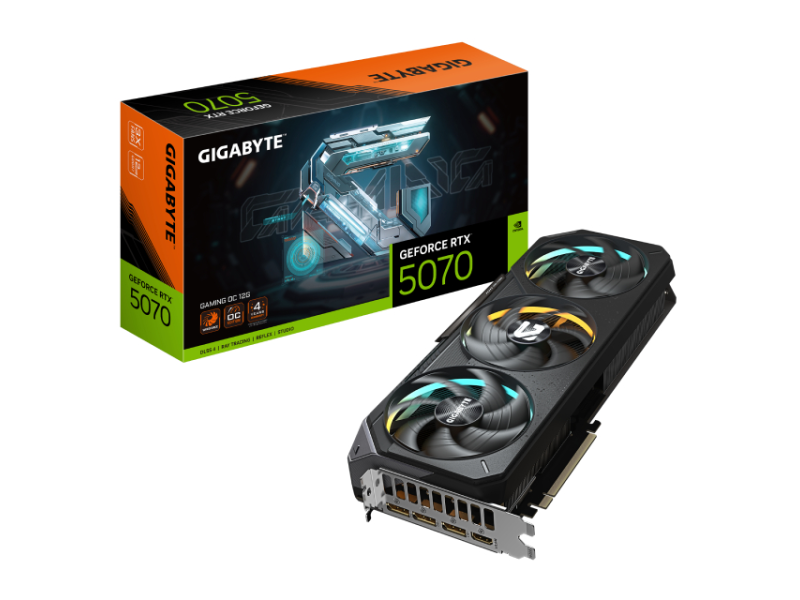 GIGABYTE VGA GeForce RTX 5070 GAMING 12GB GDDR7 OC Edition